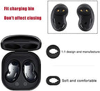 6 Pairs L/S Galaxy Buds Live Ear Tips Silicone Adapter Ear Wing Tips Replacement Earbuds Tips for Samsung Galaxy Buds Live Accessories Rubber Earbuds Tips, Black