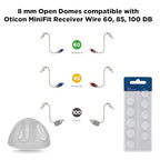Oticon Replacements for Minifit Open 8mm Dome (20 Pack) REPLACEMENTS