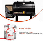 Upgraded 2.0 RPM Auger Motor Replacement for Traeger, Pit Boss Wood Pellet Grills, Camp Chef, Oklahoma Joe's, Cuisinart Wood Creek and Z Grills, Universal Auger Motor 110V, 60Hz, 2 Pole