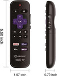 OEM Replacement Remote Control Compatible with All Element Roku TV Smart 4K Ultra HDTV 【Only Works with Element Roku TV, Not for Roku Stick and Roku Box】 (Netflix/Disney Plus/Apple TV+ / HBO Max)