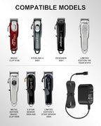 Replacement for Wahl Magic Clipper Cordless Charger, 4V Clipper Charger Compatible with Wahl 8164/8591/8148/8504, 5-Star Magic Clip Cordless Trimmer, 1919 100 Year Hair Clipper