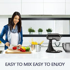 Flex Edge Beater for KitchenAid 4.5/5 QT Tilt Head Stand Mixer Kitchen Aid Mixer Accessory,With Silicone Edges For Kitchen Aid Accessories and Attachments