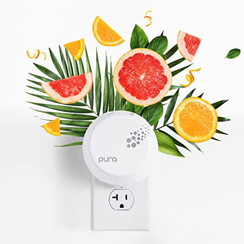 Capri Blue Holiday Volcano Pura Refills – 2-Pack Bundle of Pura Oil Diffuser Refills – Pura Diffuser Refills with Citrus Scents – Long-Lasting Aromatherapy Diffuser Refills (Pack of 2)