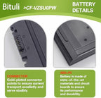 CF-VZSU0PW CF-VZSU0PR,Battery Replacement Pack for PANASONIC TOUGHBOOK CF54 CF-54 Mk1 Series 54 Gloved Multi Touch 54 Prime 11.1V 46Wh 4200mAh