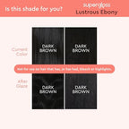 Glaze Super Gloss Color Conditioning Gloss – Lustrous Ebony for Natural Black Hair – Rinse Out Semi-Permanent Hair Gloss that Enhances Color and Boosts Shine & Hydration