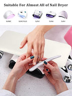 Big Arm Rest for Nails Cushion, Microfiber Leather Hand Rest for Nails Tech, Hand Rest Pillow for Nails Toenails, Detachable Nail Art Accessories Tool for Nails Tech (White)