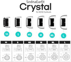 [6 Pairs] AZLA SednaEarfit Crystal for Bose Earbuds - Bose Earbuds Replacement Tips - Ear Tips for Noise Cancelling Headphones - for Bose Quietcomfort Ultra Earbuds, Bose QC Earbuds II