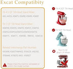 Dishwasher Safe Whisk Attachment for KitchenAid 4.5 5 Qt Tilt-Head Stand Mixer, Stainless Steel 6 Wire Whip Fits Kitchen Aid Stand Mixer Accessories Attachments Replacement Parts