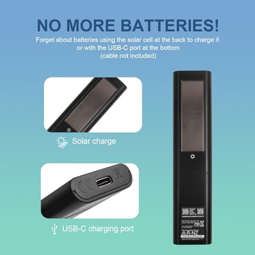 BN59-01385A Solar Voice Remote for Samsung Smart Remote Replacement with Bluetooth Rechargeable Solar Cell Fit for Samsung TV Remote Control for Frame Neo LED Smart Ultra HD TV