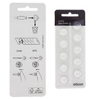 Genuine Oticon Hearing Aid Domes Minifit Open 6mm (0.24 inches - Small), Oticon Branded OEM Denmark Replacements, Authentic Accessories for Optimal Performance -3 Pack/30 Domes Total