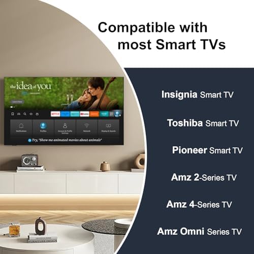 Replacement Voice TV Remote for Amazon Fire Smart Stick 4K Max, 4K, Cube, for Insignia, Toshiba, Pioneer Smart TV, for Firestick (Lite, 2nd Gen, 3rd Gen)