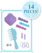 Disney 2 Elsa Styling Head, 18-Pieces Include Wear and Share Accessories, Blonde, Hair Styling for Kids, Officially Licensed Kids Toys for Ages 3 Up by Just Play