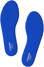 LTOHOE Memory Foam Insoles for Men - Replacement Insoles for Running, Hiking, Sneakers - 8mm Navy US 13