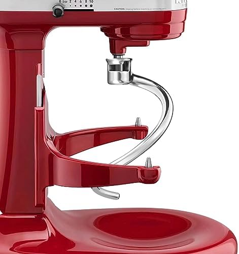 Dough Hook Replacement for KitchenAid 7QT Bowl-Lift Stand Mixers, Spiral and Stainless Steel Hook for Kitchen aid Attachment Accessories