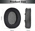 WH-XB910N Replacement Ear Pads, Upgrade Cooling Gel Earpads Cushions for Sony WH-XB910N Noise Cancelling Headphones, Ear Pads Cushions with Soft Memory Foam and Buckle(Black)