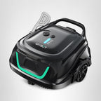[2026 New] WYBOT A1 Robotic Pool Cleaner – Dual-Layer Filtration, 120-Min Runtime, Powerful Cordless Pool Vacuum for Above-Ground & Flat Pools, Efficient Debris Removal & Auto-Parking Design