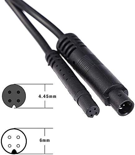 REDTIGER 50Feet Backup Camera Longer Replacement Cable for REDTIGER Dash Cam(4 pin,2.5mm)
