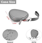 Guitar Picks Holder Case for Acoustic Electric Guitar Holds Over 39 Packs, Variety Pack Bass Picks Storage Pouch Organizer, Guitar Plectrums Bag with Mesh Pocket for Other Accessories - Grey