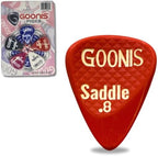 Goonis Saddle Guitar Picks | 0.8 | Guitar Picks For Acoustic & Electric Guitars | Bass Picks | Unique Saddle Design For Better Grip | Guitar & Bass Accessories