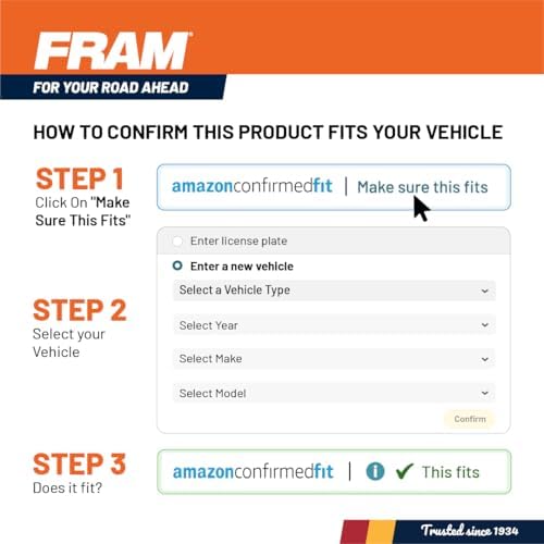 FRAM Fresh Breeze Cabin Air Filter Replacement for Car Passenger Compartment w/ Arm and Hammer Baking Soda, Easy Install, CF10134 for Honda Vehicles, white