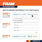 FRAM Ultra Synthetic Automotive Replacement Oil Filter, Designed for Synthetic Oil Changes Lasting up to 20k Miles, XG9688 with SureGrip (Pack of 1)