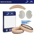 Premium Replacement SoundLink AE2 Ear Pads and SoundLink AE2 Headband pad Cushion Compatible with Bose SoundLink Around-Ear 2 / Bose Soundlink AE2 Headphones Beige