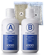 iDOO Plant Food 70 oz (2 Liter), All-Purpose Water Soluble A & B Nutrients, Liquid Concentrated Hydro Garden Fertilizer for Hydroponics System, Indoor Potted House Plants, Flowers, Vegetable