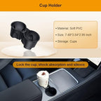 Center Console Organizer Tray 5PCS for Tesla Model Y Accessories 2024 2023 2022 2021 2020, Armrest Storage Tray and Hidden Storage Box, Cup Holder Insert, Under Seat Storage Box