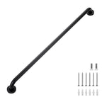 Grab Bars for Shower, 2 Pack 36-Inch Anti Slip Shower Handles for Elderly, Safety Shower Grab Bar, Stainless Steel Handicap Grab Bars for Bathroom (Black 1" Diameter)