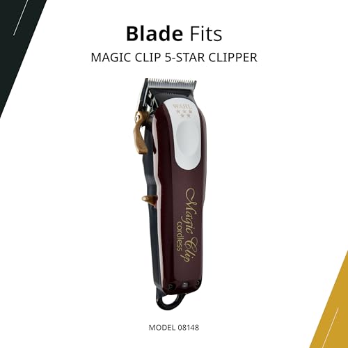 Wahl Professional 2 Hole Stagger Tooth Clipper Blade Replacement Fits Cordless Magic Clip
