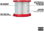 - Milwaukee Replacement Wet/Dry Filter for Cordless Vacuum, Model# 49-90-1900