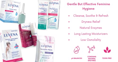 Luvena Daily Personal Feminine Rinse - Ultra Gentle Wash to Maintain Freshness & Resist Odor - pH Balanced, Paraben Free, Gynecologist Tested - Soothing & Moisturizing (2 Pack, 3oz Bottles)