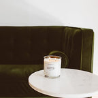Calyan Wax Scented Candle, Lavender & Bergamot Candle for The Home Scented with Cedar & Citrus, Soy Wax Aromatherapy Candle in Glass Jar with 37 Hour Burn Time, Non Toxic Scented Candles Gifts