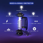 Blacklonia Bug Zapper for Outdoor&Indoor，Waterproof Electric Mosquito Zappers Mosquito Killer Lamp Insect Fly Pest Trap for Patio, Kitchen, Home