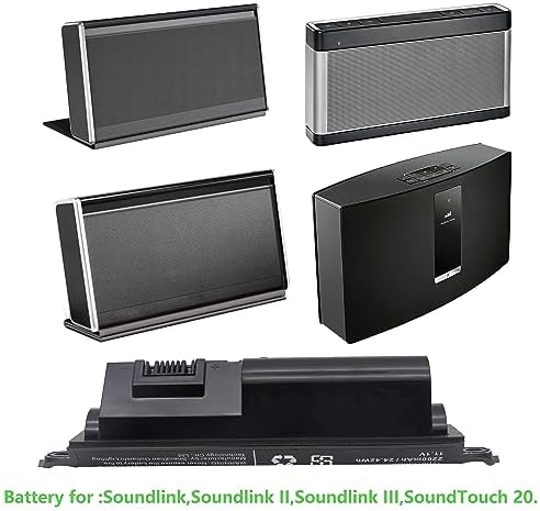 Replacement Battery for Bose 404600, Soundlink, Soundlink 2, SoundLink 3, Soundlink II, SoundTouch 20,Part NO 330105, 330105A, 33010711.1V/2200mA