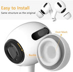 Upgraded Best Memory Foam Ear Tips for AirPods Pro 1st & 2nd Gen | New Version 5.0 | Comfortable Foam Ear Tips | Better Noise Cancellation | 3 Pairs Replacement Tips (L, Grey)