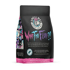 Bones Coffee Company What the Fluff?! Flavored Coffee Beans, Medium Roast Ground Coffee Low Acid, Berry Cotton Candy Flavor (12 oz)