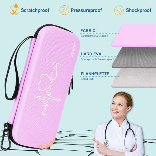 MEUUT 15 pcs Stethoscope Case Kit, Perfect Nurse Gift Include Stethoscope Case, Medical Scissors, Penlights with Batteries, Bandage Wraps, Badge Holders for Nurse Accessories for Work