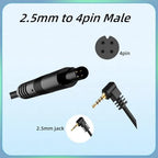 2.5mm to 4Pin Dash Cam Cable (9M/31Ft 4PIN), Car Rear View Camera Extension Cord for Dash Cam Carplay Screen Plug and Play Replacement Cable…