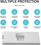 ARyee 59Wh 10.8V A1185 Laptop Battery Replacement for Apple MacBook 13 A1181 MA561 MA254 MA255 MB402 MB061 MB062 (Mid/Late 2006, Mid/Late 2007, Early/Late 2008, Early/Mid 2009)