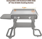 Stanbroil Stainless Steel Griddle Top for Cuisinart CGG-0028 28" 2-Burner Propane Gas Grill, 28 Inch Griddle Replacement Top with Dual Grease Management System