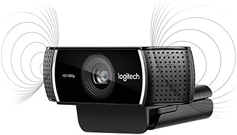 Logitech C922x Pro Stream Webcam Full 1080p HD Camera Background Replacement Technology for YouTube or Twitch Streaming (Renewed)