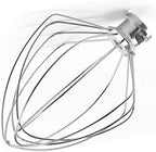 KN256WW 6 QT Wire Whip Stainless Steel for KitchenAid Stand Mixer Accessory Replacement, Egg Cream Stirrer, Cakes Mayonnaise Whisk