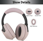 Adhiper 3Sets Silicone Sweat Case Cover for Sony WH-1000XM4 WH-1000XM3 Headphones, XM4 Covers Accessories with Washable Silicone Ear Pads Covers & Headband Cover & Ear Cups Covers - Smoky Pink