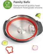 Goldlion Sealing Ring Compatible with Ninja Foodi 5 Quart 6.5 Quart and 8 Quart Silicone Gasket Accessories Rubber Sealer Replacement for Pressure Cooker and Air Fryer, Pack of 3