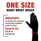 ACE Brand Carpal Tunnel Wrist Stabilizer, Wrist Support for Carpal Tunnel, Adjustable Wrist Brace with Memory Foam Palm, One Size Fits Most