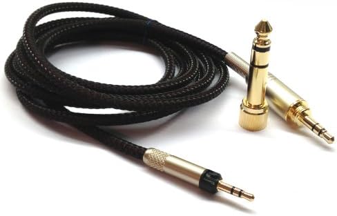 NewFantasia Replacement Audio Upgrade Cable Compatible with Sennheiser HD598, HD598Cs, HD560s, HD598SE, HD620S, HD400PRO, HD599, HD569, HD579, HD505 Headphones 1.5meters/4.9feet