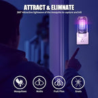 Bug Zapper Indoor Plug in Bug Catcher,Electric Mosquito Zapper Indoor,UV Bug Light Trap Indoor for Insects Mosquitoes Bugs Gnats Moths, Indoor Fly Zapper for Living Room,Kitchen,Home,Office,4 Pack