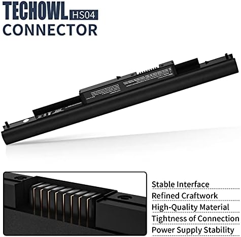 Spare 807956-001 Laptop Battery for Hp, HS03 HS04 Battery Hp Replacement Spare 807956-001 807957-001 HS03 HS04 for HP Pavilion 14 and 15 Series laptops - High-Performance [2600mAh/38Wh]