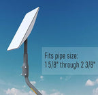Starlink V2 Pipe Adapter for Satellite and Antenna Mast Pole